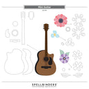Spellbinders Bibi's Musical Notes Etched Dies By Bibi Cameron - Mini Guitar