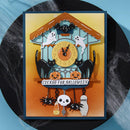 Spellbinders Cuckoo Cottage Etched Dies - Halloween Tick Tock