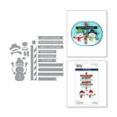 Spellbinders North Pole Friends Die Set - North Pole Sentiments