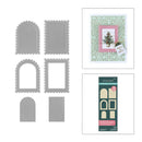 Spellbinders Holiday Magic 3D Emboss & Cut Folder - Postage Stamps