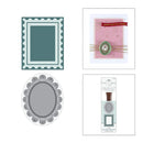 Spellbinders Holiday Magic Wax Seal Stamp Set - 2 Pack Frames