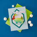 Spellbinders Independent Exclusive Clear Stamp & Die Set - Dino-Sized Holiday