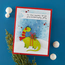 Spellbinders Independent Exclusive Clear Stamp & Die Set - Dino-Sized Holiday