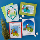 Spellbinders Independent Exclusive Clear Stamp & Die Set - Dino-Sized Holiday
