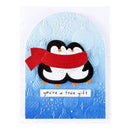 Spellbinders Merry Mischief Clear Stamp & Die Set - Cozy Waddles