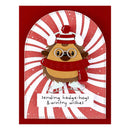 Spellbinders Merry Mischief Clear Stamp & Die Set - Hedge-Hugs