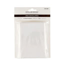 Spellbinders Paper Arts Mini Envelopes in clear plastic packaging with a white header card, showing 25 white mini envelopes.