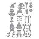 Spellbinders North Pole Friends Die Set - Santa's Elves