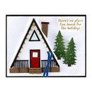 Spellbinders Ski-son’s Greetings BetterPress Plate & Die Set by Simon Hurley - Sentiments