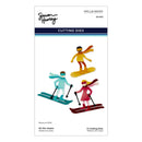 Spellbinders Ski-son’s Greetings Etched Dies by Simon Hurley - Hit the Slopes
