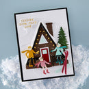 Spellbinders Ski-son’s Greetings Etched Dies by Simon Hurley - Ski Lodge