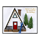 Spellbinders Ski-son’s Greetings Etched Dies by Simon Hurley - Ski Lodge
