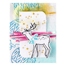 Spellbinders Starry Holiday Press Plate & Die Set By Dina Wakley - Cheer and Good Tidings Deer Registration