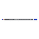 A Staedtler Mary Lumograph colour aquarell drawing pencil with a blue tip and blue end cap, shown horizontally against a plain white background.