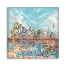 Stamperia Double-Sided Paper Pad 12" x 12" 22/pkg - Furry Friends 2