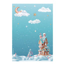 Stamperia A4 Rice Paper 8.27"x 11.69" - Candy Christmas Marzipan House