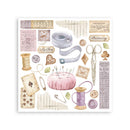 Stamperia Rub-On Kit 6.1" x 6.1" - Quiet Days