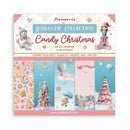 Stamperia Scrapbooking Pad 12"x 12" 10/Pkg - Candy Christmas