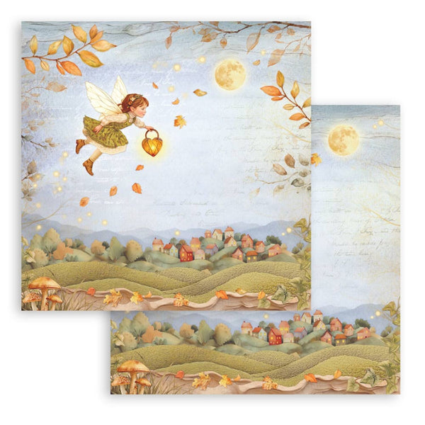 Stamperia Scrapbooking Pad 12"x12" 10/Pkg - Whispering Woods