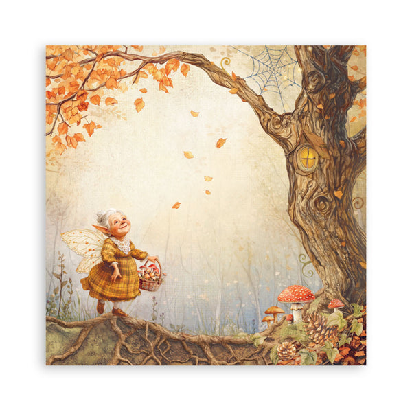 Stamperia Scrapbooking Pad 8"x8" 22/Pkg - Whispering Woods