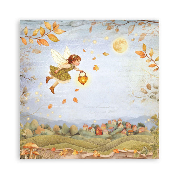 Stamperia Scrapbooking Pad 8"x8" 22/Pkg - Whispering Woods