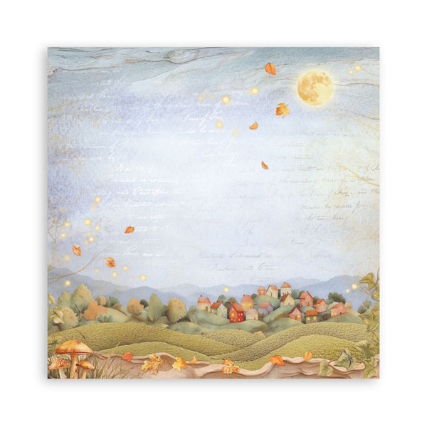 Stamperia Scrapbooking Pad 8"x8" 22/Pkg - Whispering Woods