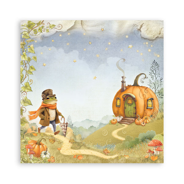 Stamperia Scrapbooking Pad 8"x8" 22/Pkg - Whispering Woods
