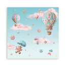 Stamperia Scrapbooking Small Pad 8"x 8" 10/Pkg - Candy Christmas