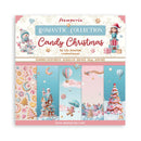 Stamperia Scrapbooking Small Pad 8"x 8" 10/Pkg - Candy Christmas