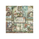 Stamperia Scrapbooking Small Pad 8" x 8" 10/pkg - Herbarium Silvae