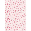 Stamperia Selection Rice Paper A6 Set of 8 - Candy Christmas Backgrounds