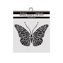 Stamperia Thick Stencil 4.72" x 4.72" - Quiet Days Butterfly