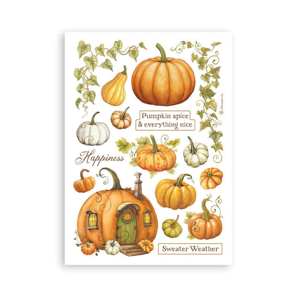 Stamperia Washi Pad A5 8 Pkg - Whispering Woods