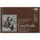 Strathmore 400 Series Gray Scale Pad 12"x 18" Glue Bound Assorted Colours - 12 Sheets