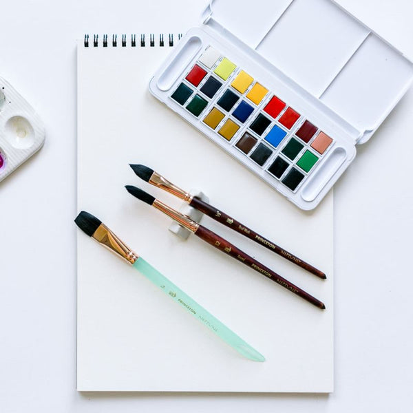 Strathmore 400 Series Watercolour Paper Pad Cold Press 6"x 12" Wire Bound Side - 12 Sheets