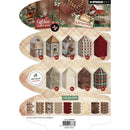 Studio Light 'Colleen's Christmas' gift box paper pad packaging, showing 18 gift box designs and patterned paper strips on a white background.