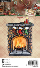 Studio Light Cottage Christmas Clear Stamps - Fireplace