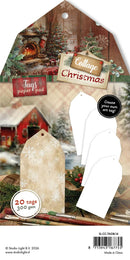 Studio Light Cottage Christmas Tag Paper Pad - White Tags