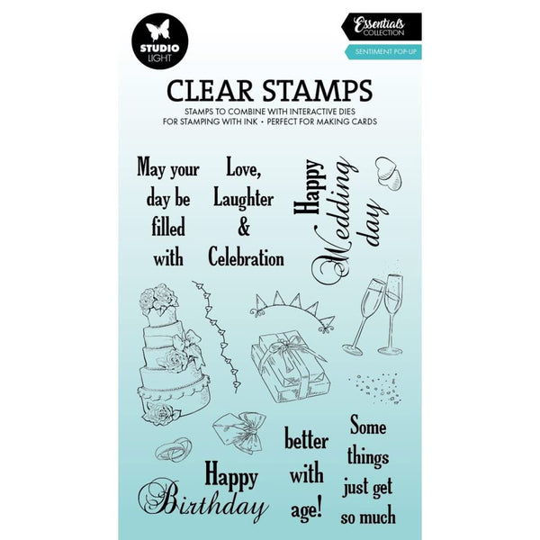 Studio Light Essentials Clear Stamps - Turning Pop-Out