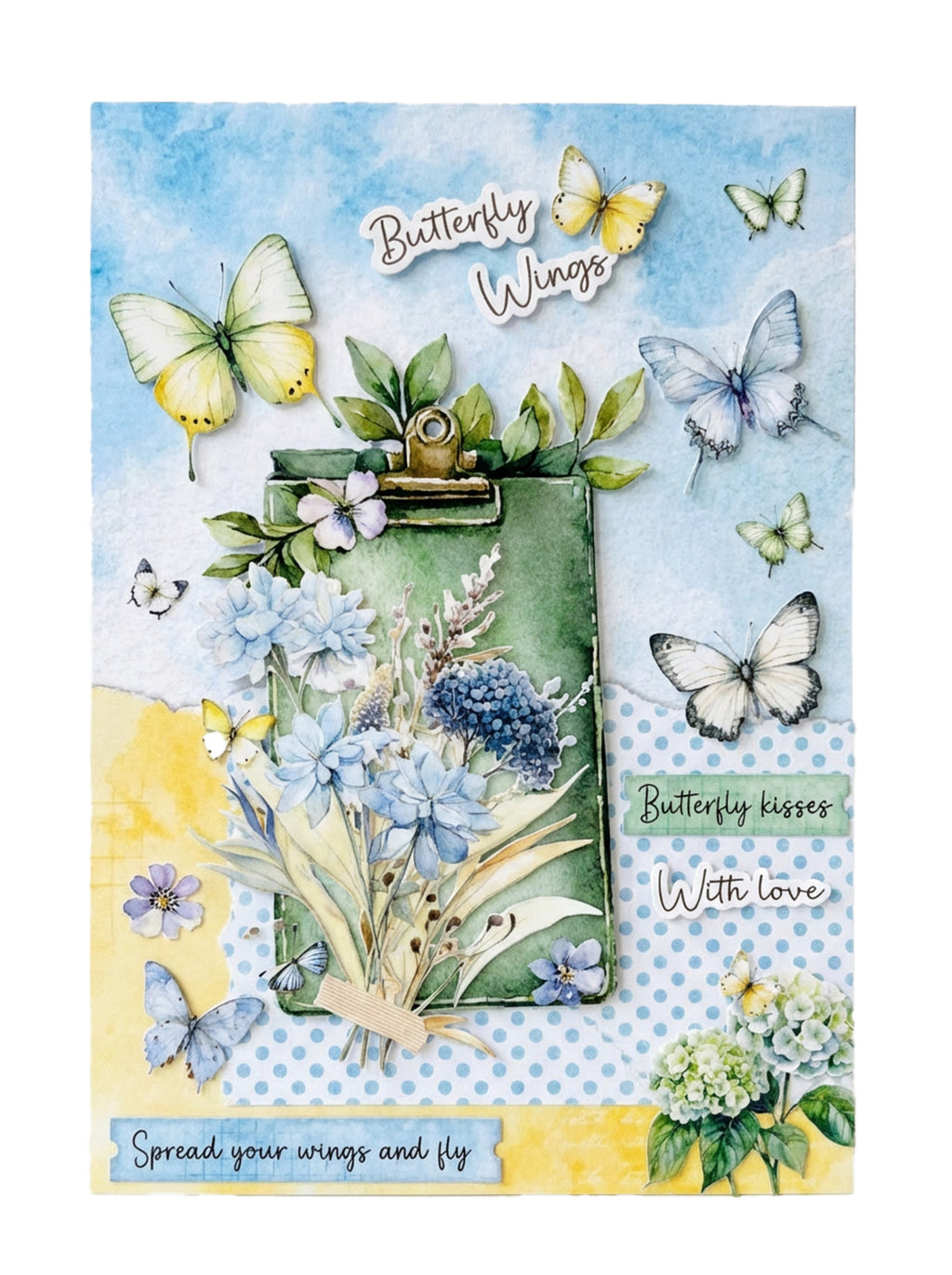 Studio Light Essentials Die-Cut Paper Pad Spring Wings | CraftOnline