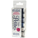 Sulky Sampler 12wt Cotton Petites 6/Pkg - Black & Grey Assortment