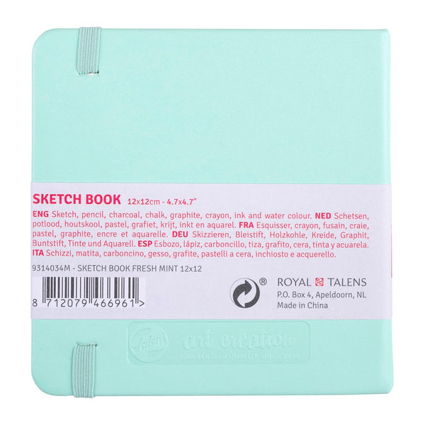 Talens Art Creations Sketch Book 12cm x 12cm - Mint