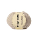 Poppy Crafts Wool Thread Anti-Pilling Yarn 50g - Tan