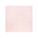 A square abstract cardstock sheet featuring a light pink background with distressed white geometric outlines of rectangles, centered on a solid white background.