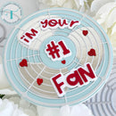 Circular design with text 'I'm your