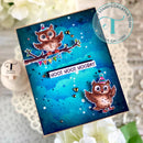 Trinity Stamps Reusable Stamping Masks - Hoot Hoot Hooray