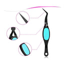 Universal Crafts Precision Tip Craft Tweezers - Blue/Black