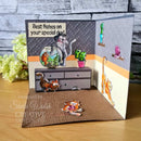 Creative Expressions Designer Boutique Clear Stamp 6"x 8" - Feline Good!*