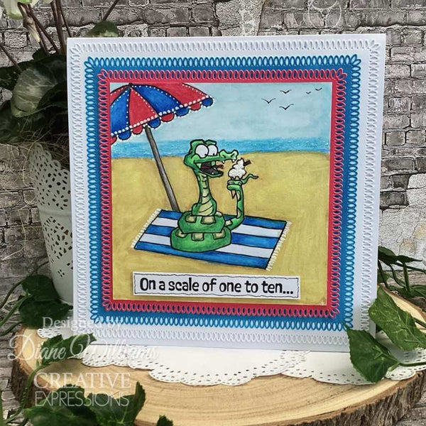Creative Expressions Designer Boutique Clear Stamp 6"x 8" - One in a Chameleon
