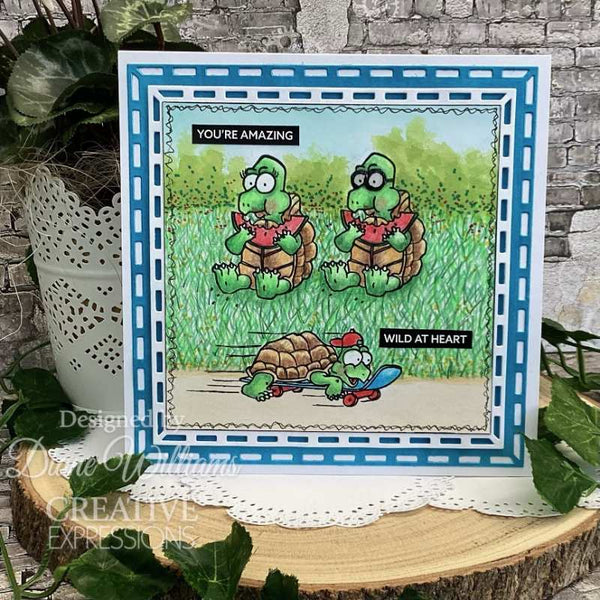 Creative Expressions Designer Boutique Clear Stamp 6"x 8" - One in a Chameleon